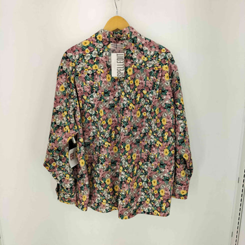 SPELLEDIT 花柄コーデュロイシャツ レディース import:L