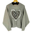 ポピートーキョー poppy tokyo Heart tulle sweatshirt レディース FREE