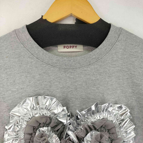 ポピートーキョー poppy tokyo Heart tulle sweatshirt レディース FREE