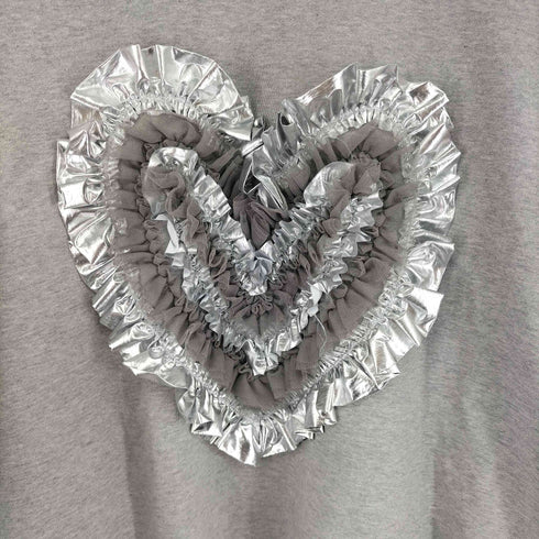 ポピートーキョー poppy tokyo Heart tulle sweatshirt レディース FREE
