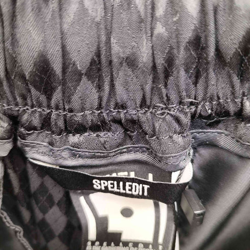 SPELLEDIT アーガイルレーヨンイージーパンツ レディース