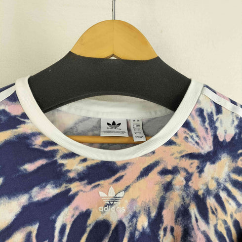 アディダス adidas ロゴ刺繍 タイダイ 半袖 Tシャツ レディース JPN:M