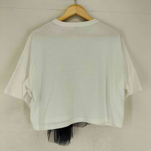 レッドヴァレンティノ RED VALENTINO フリントハートレースクルーネックTシャツ レディース import:XS