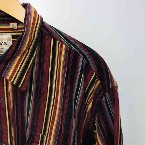 ROMESS 80-90s ストライプ柄 ロングスリーブシャツ メンズ XXL