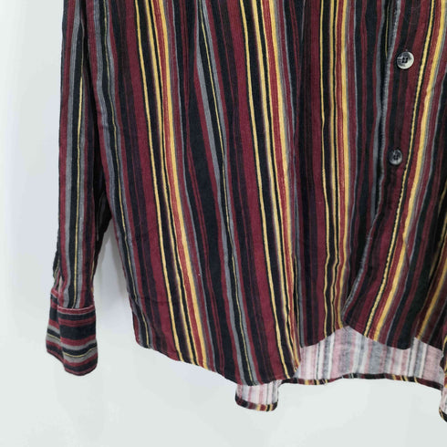 ROMESS 80-90s ストライプ柄 ロングスリーブシャツ メンズ XXL