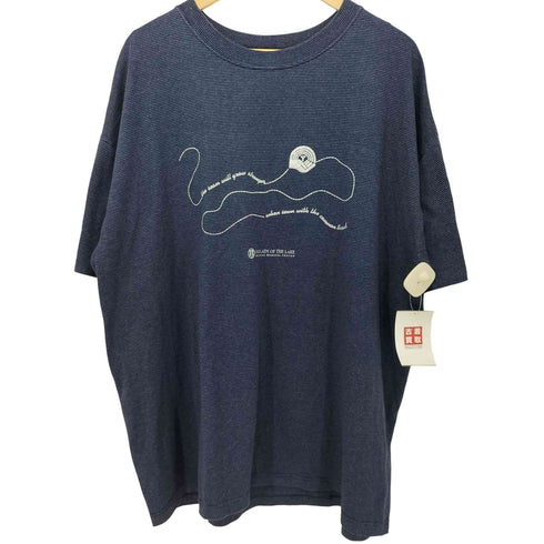 KINGSTREE CLASSIC 80-90s USA製 ボーダー柄 シングルステッチ クルーネック ショートスリーブTシャツ メンズ XXL