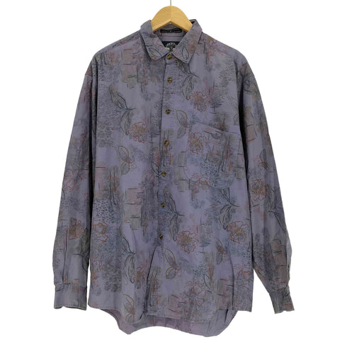 ドッカーズ DOCKERS 90S 花柄 総柄 レギュラーカラーシャツ メンズ import:L