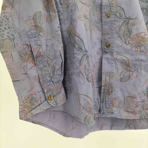 ドッカーズ DOCKERS 90S 花柄 総柄 レギュラーカラーシャツ メンズ import:L