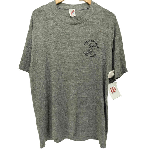 ジャージーズ JERZEES 1989年 MADE IN U.S.A TIMBER CARNIVAL シングルステッチ ショートスリーブ クルーネックTシャツ メンズ XXL