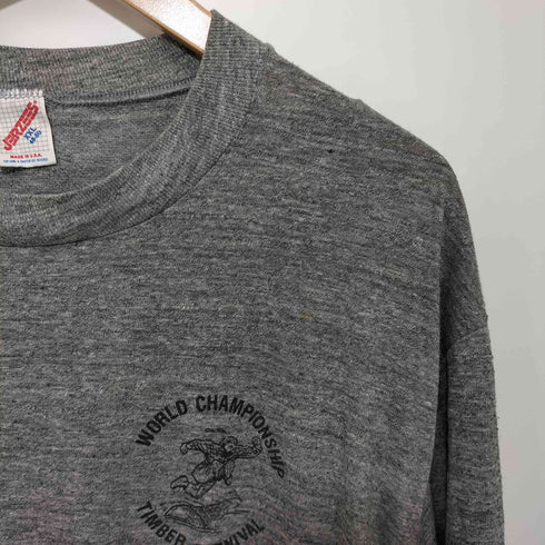 ジャージーズ JERZEES 1989年 MADE IN U.S.A TIMBER CARNIVAL シングルステッチ ショートスリーブ クルーネックTシャツ メンズ XXL