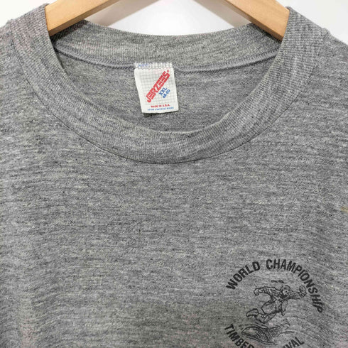 ジャージーズ JERZEES 1989年 MADE IN U.S.A TIMBER CARNIVAL シングルステッチ ショートスリーブ クルーネックTシャツ メンズ XXL