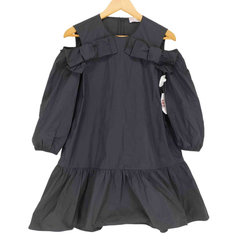 レッドヴァレンティノ RED VALENTINO フロントリボンカットオフショルダーワンピース レディース JPN:38
