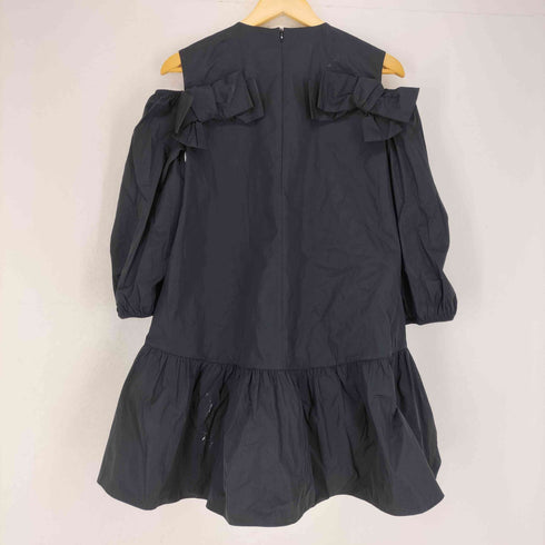 レッドヴァレンティノ RED VALENTINO フロントリボンカットオフショルダーワンピース レディース JPN:38