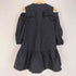レッドヴァレンティノ RED VALENTINO フロントリボンカットオフショルダーワンピース レディース JPN:38