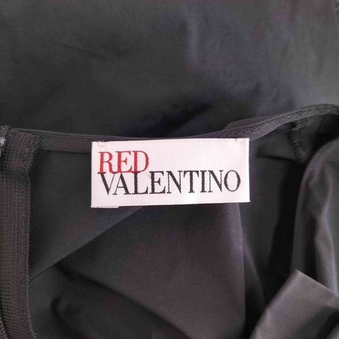 レッドヴァレンティノ RED VALENTINO フロントリボンカットオフショルダーワンピース レディース JPN:38