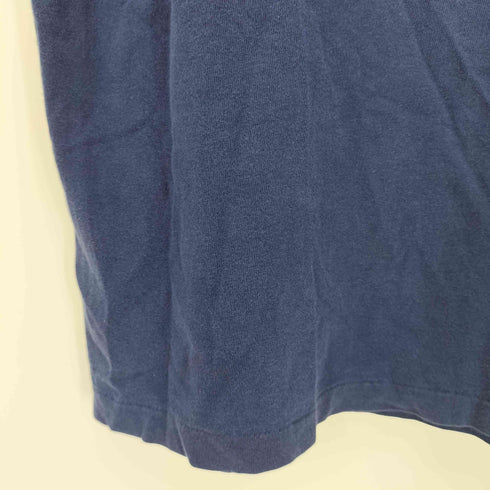 ヘインズ Hanes 80-90s USA製 BEEFY-T ロゴプリント シングルステッチ ショートスリーブ クルーネックTシャツ メンズ LARGE