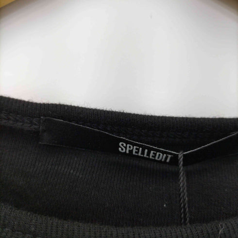 SPELLEDIT 胸元刺繍S/Sカットソー レディース