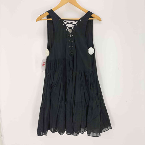 ヒステリックグラマー HYSTERIC GLAMOUR old レースアップキャラクターデザインワンピース レディース FREE