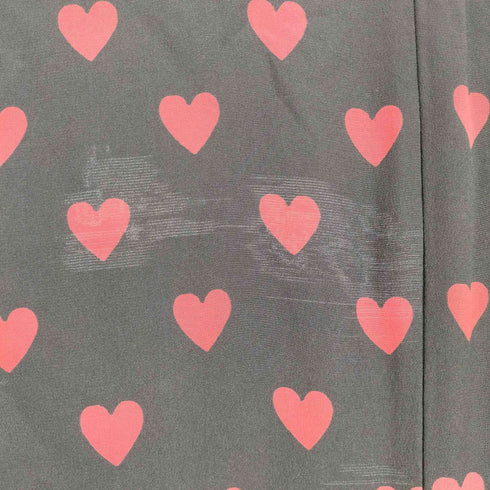 レッドヴァレンティノ RED VALENTINO ハートドット柄襟ビジュー装飾シルクワンピース レディース JPN:42