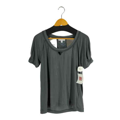 アディダス adidas カットアウト ラウンドネック 半袖 Tシャツ ヨガ レディース L