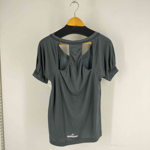アディダス adidas カットアウト ラウンドネック 半袖 Tシャツ ヨガ レディース L