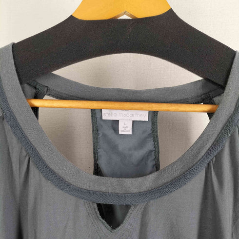 アディダス adidas カットアウト ラウンドネック 半袖 Tシャツ ヨガ レディース L