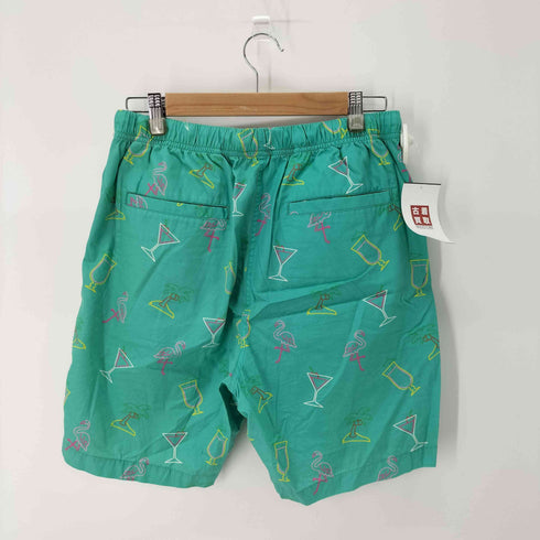 ビームス BEAMS ORIGINAL FABRIC ブロード ネオンサイン プリント ショーツ メンズ JPN:L