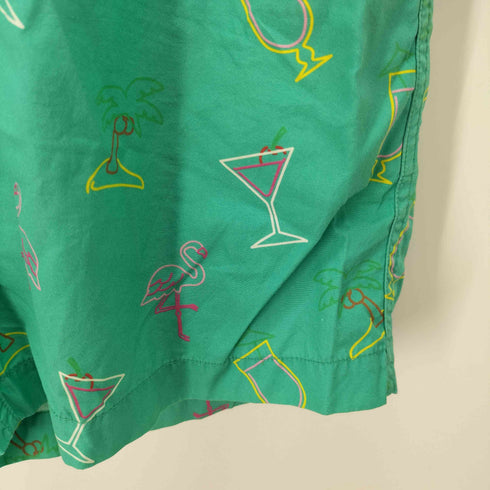 ビームス BEAMS ORIGINAL FABRIC ブロード ネオンサイン プリント ショーツ メンズ JPN:L