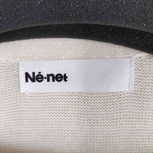 ネネット Ne-net (P)カレッジニット Vネック 長袖 カーディガン レディース 3