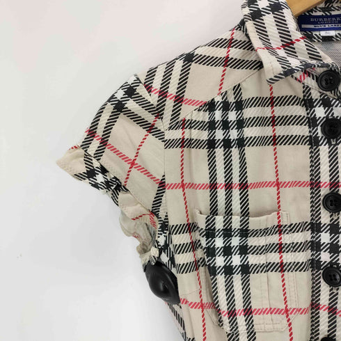 バーバリーブルーレーベル BURBERRY BLUE LABEL ノヴァチェック ノースリーブミニワンピース レディース DE:36