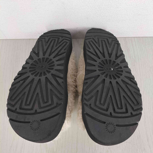 アグ UGG Fuzz Sugar Cross Slide ファズ シュガー クロス スライド ボア サンダル レディース 23