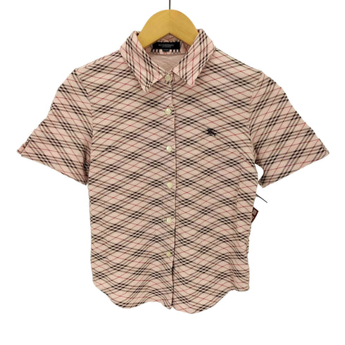 バーバリーロンドン BURBERRY LONDON コットンチェックシャツ レディース 150A