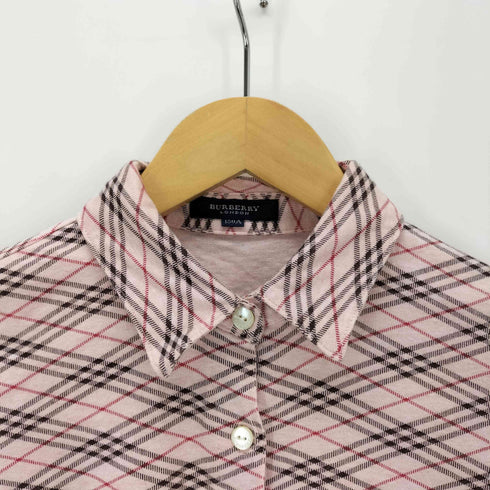 バーバリーロンドン BURBERRY LONDON コットンチェックシャツ レディース 150A