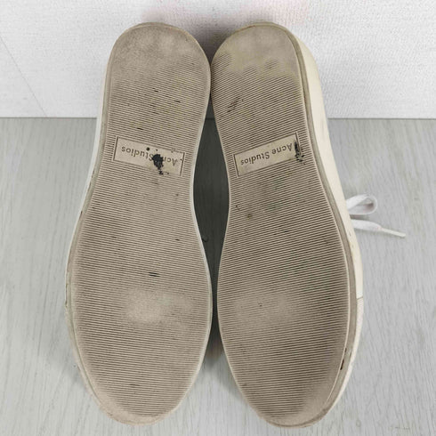 アクネストゥディオズ ACNE STUDIOS シルバー ローカット スニーカー レディース 37