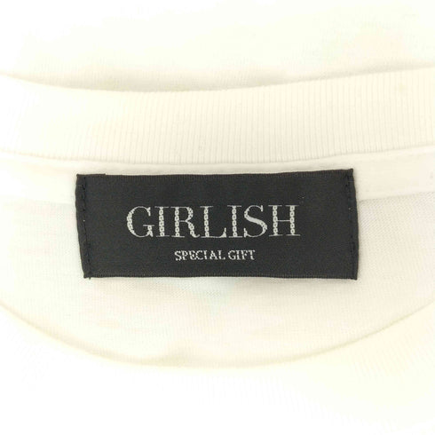 girlish 花柄 Tシャツ レディース FREE