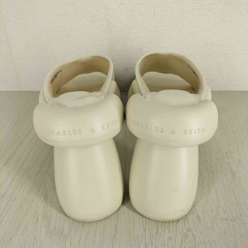 チャールズキース CHARLES & KEITH Leila レイラ オープントゥミュール ホワイト レディース 23