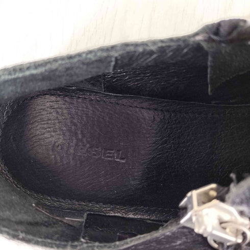 ディーゼル DIESEL ハラコ ダブルジップ スリッポン レディース EUR:38