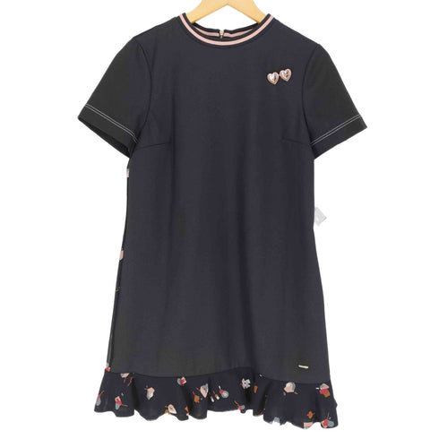 テッドベーカー TED BAKER 総柄バックレースジップデザインS/S ワンピース レディース JPN:2