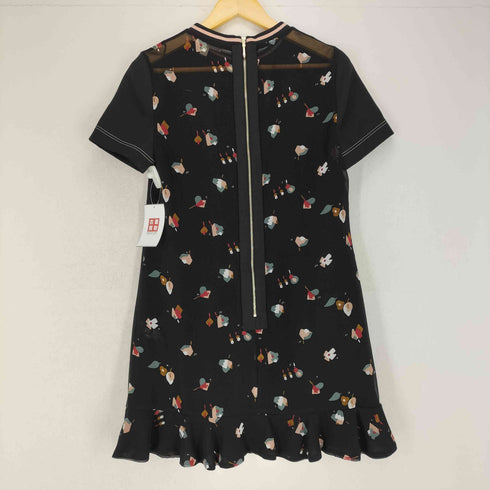 テッドベーカー TED BAKER 総柄バックレースジップデザインS/S ワンピース レディース JPN:2