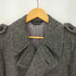 THE CLOTHIER 千鳥格子柄 ウール エポレット付き ダブルブレストコート メンズ