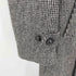 THE CLOTHIER 千鳥格子柄 ウール エポレット付き ダブルブレストコート メンズ