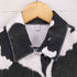 バーバリーロンドン BURBERRY LONDON COW PRINT DENIM JACKET レディース US:0-2