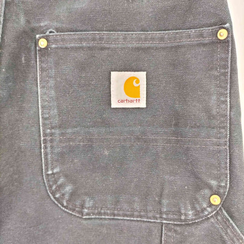 カーハート Carhartt 90S MADE IN USA ダブルニーペインター ブラックデニムパンツ メンズ