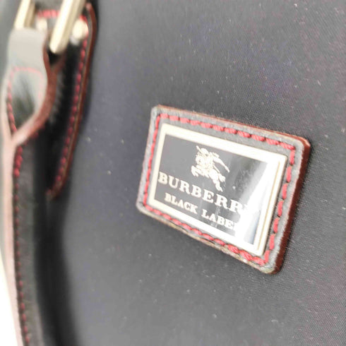 バーバリーブラックレーベル BURBERRY BLACK LABEL チェック柄 ナイロン トートバッグ レディース
