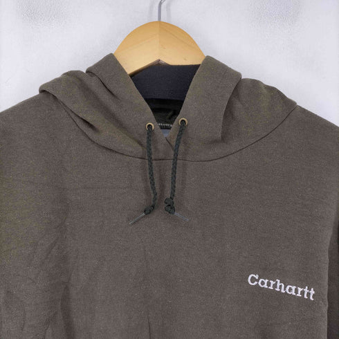 カーハート Carhartt MIDWEIGHT HOODED SWTSHT 胸元刺繍 プルオーバーパーカー メンズ 2XL