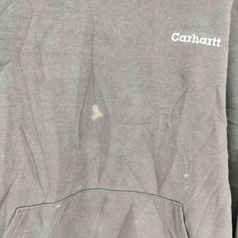 カーハート Carhartt MIDWEIGHT HOODED SWTSHT 胸元刺繍 プルオーバーパーカー メンズ 2XL