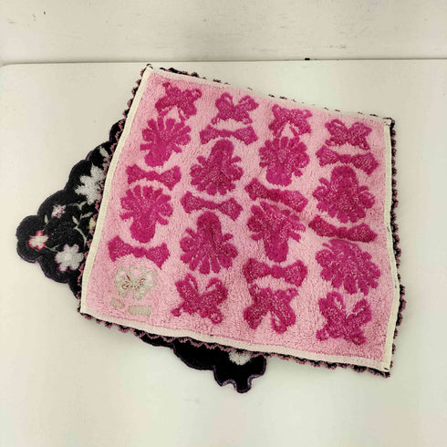 アナスイ ANNA SUI 総柄ハンカチ 2枚セット タオル レディース