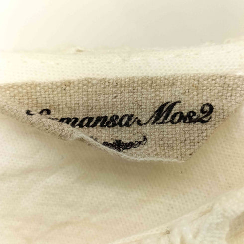 サマンサモスモス samansa Mos2 レース 編み襟ブラウス レディース FREE