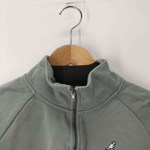 カンゴール KANGOL クロップドスウェット ハーフジップ レディース JPN:S