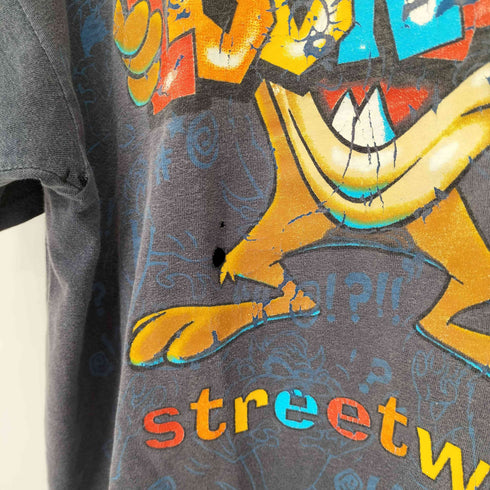 KINGSTREE CLASSIC 90S USA製 Taz Loonatic Streetwear 1992コピーライト入り S/S Tシャツ メンズ JPN:XL